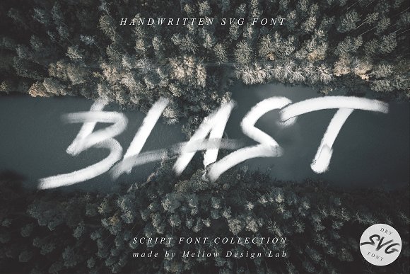 Blast SVG Font素材之家精选英文字体