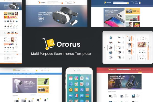 数码电子电商网站PrestaShop主题 Ororus – Responsive PrestaShop Theme
