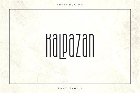 Kalpazan font素材之家精选英文字体