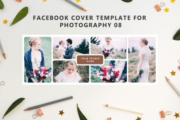 现代时尚风格Facebook封面设计模板素材库精选08 Facebook Cover For Fashion Template