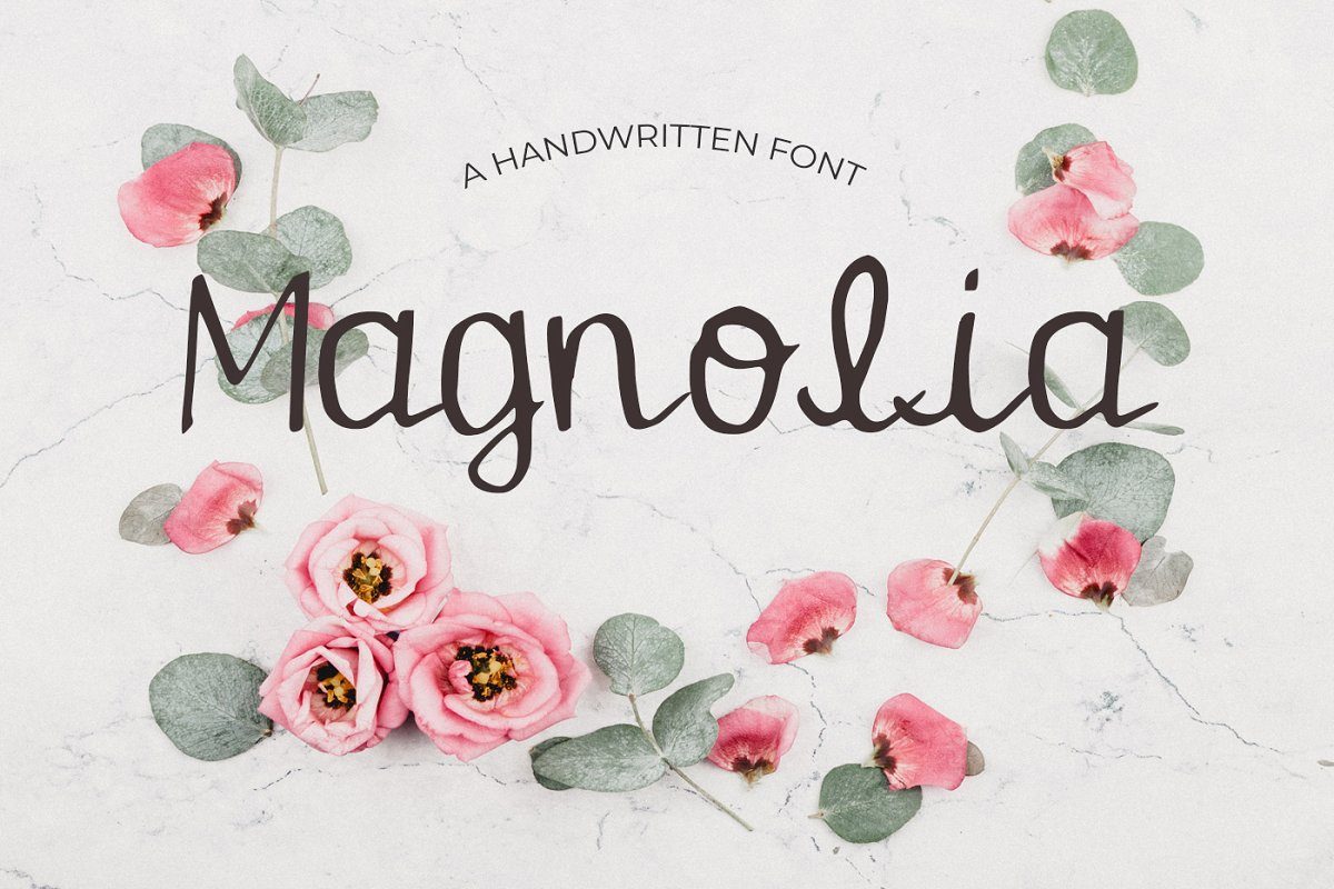Magnolia Font素材之家精选英文字体