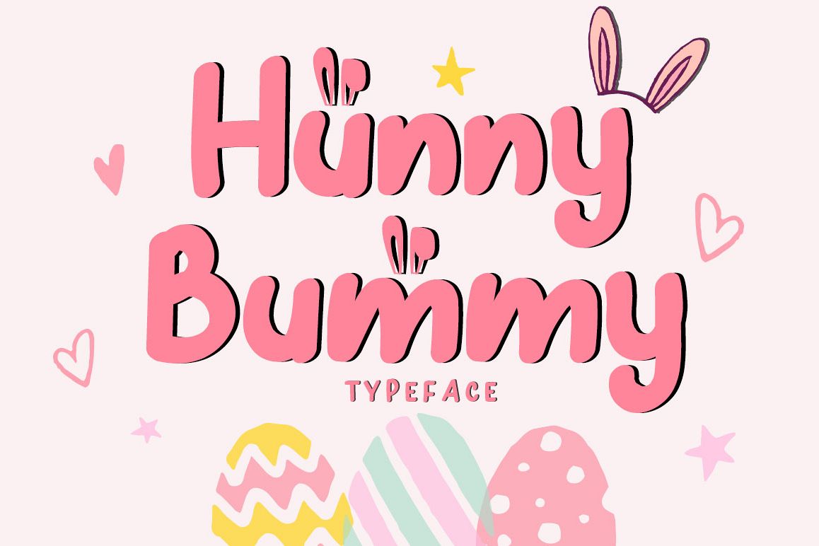 Hunny Bummy Regular Font素材之家精选英文字体