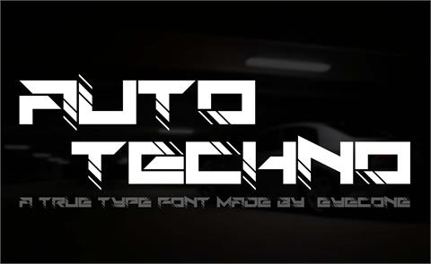 Auto Mode font素材之家精选英文字体