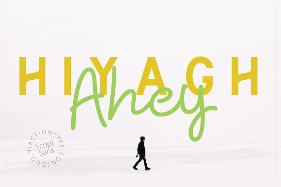 Hiyagh Ahey – Font Duo素材之家精选英文字体