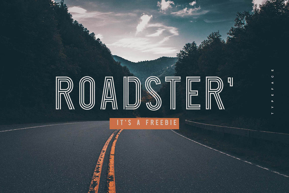 Roadster Font素材之家精选英文字体