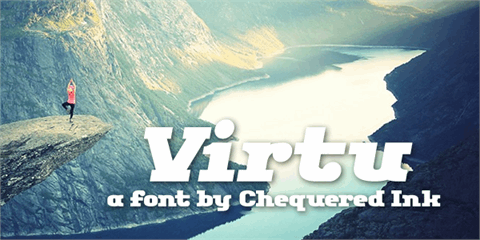 Virtu font素材之家精选英文字体