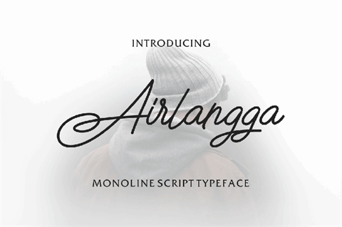 Airlangga font素材之家精选英文字体