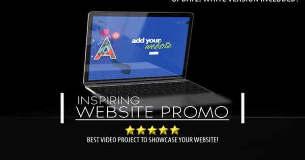 网站设计炫酷动态演示素材库精选AE模板 Inspiring Web Promo