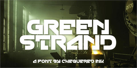 Green Strand font素材之家精选英文字体