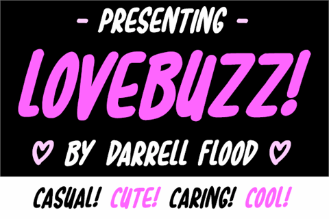 Lovebuzz font素材之家精选英文字体
