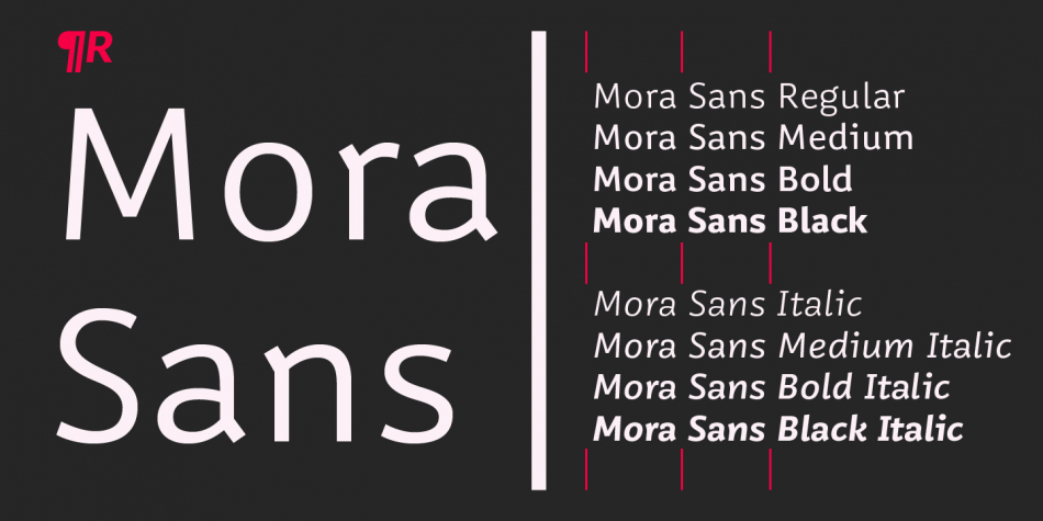 Mora Sans Font素材之家精选英文字体