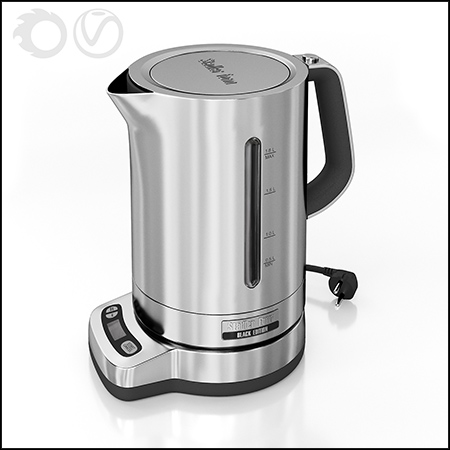 Kettle Ten SFK 808 电热水壶素材之家精选3D模型