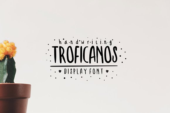 Troficanos Handwriting Display Font素材之家精选英文字体