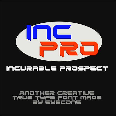 Incurable Prospect font素材之家精选英文字体