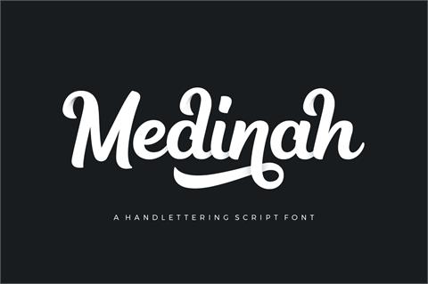 Medinah font素材之家精选英文字体