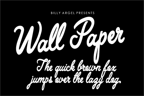 Wall Paper Personal Use font素材之家精选英文字体