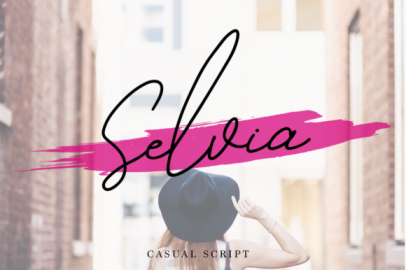 Selvia素材之家精选英文字体