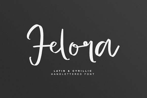 Felora Latin & Cyr Font素材之家精选英文字体