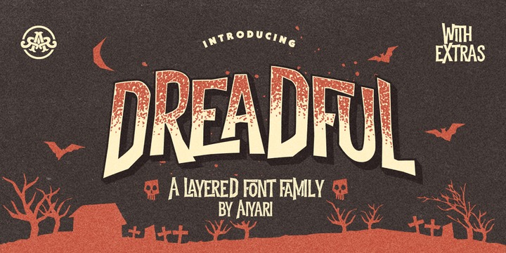 Dreadful Full Family素材之家精选英文字体