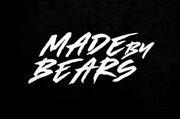 Made by Bears – Font素材之家精选英文字体