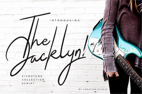 The Jacklyn font素材之家精选英文字体