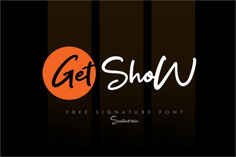 Get Show font素材之家精选英文字体