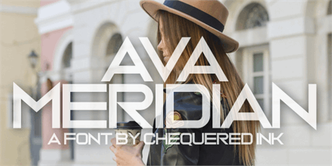 Ava Meridian font素材之家精选英文字体