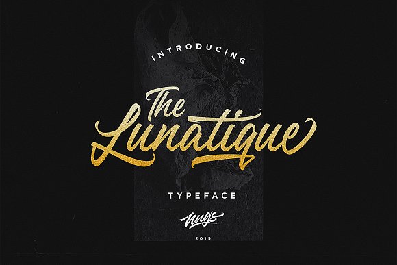 The Lunatique Font素材之家精选英文字体