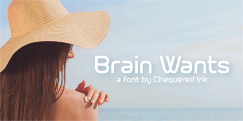 Brain Wants font素材之家精选英文字体