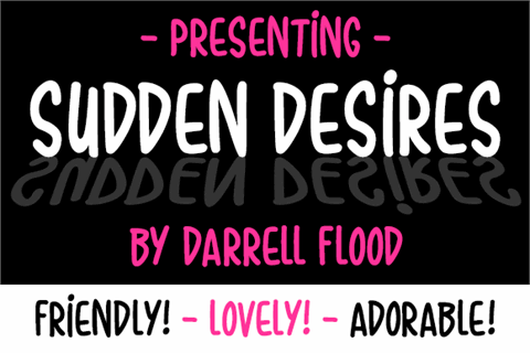Sudden Desires font素材之家精选英文字体