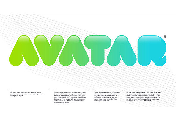 Avatar Font素材之家精选英文字体