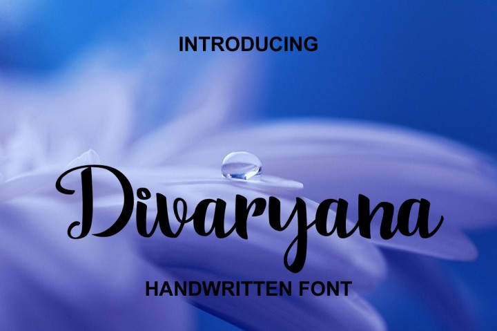 Divaryana Font素材之家精选英文字体