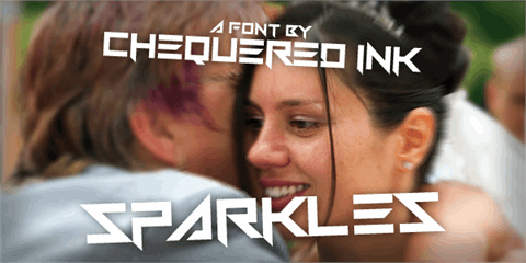 Sparkles font素材之家精选英文字体