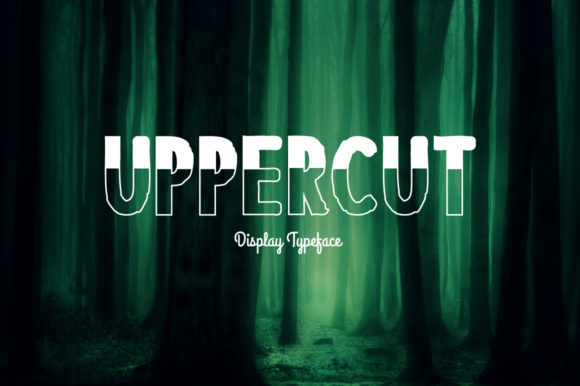 Uppercut Font素材之家精选英文字体