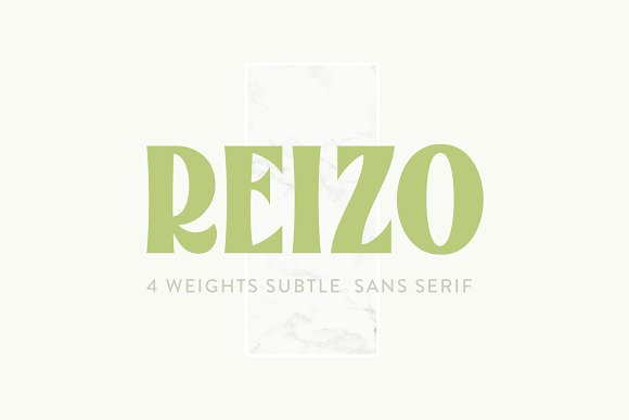 Reizo Typeface素材之家精选英文字体