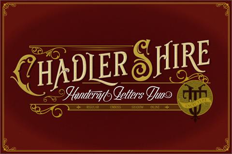 Chadlershire demo font素材之家精选英文字体