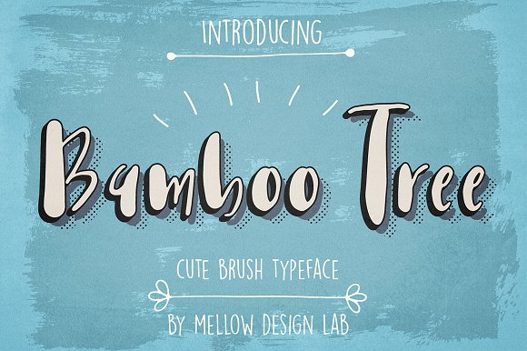 Bamboo Tree Font素材之家精选英文字体