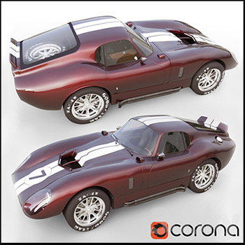 1965 Shelby Cobra Daytona经典汽车素材之家精选3D模型