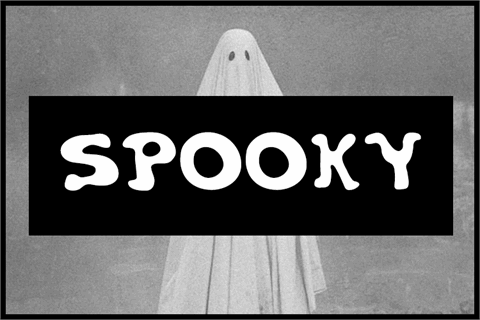 Spooky font素材之家精选英文字体