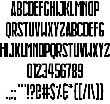 Slimlines font插图1