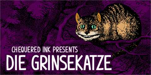 Die Grinsekatze font素材之家精选英文字体