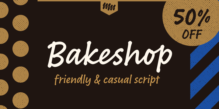Bakeshop Font Family素材之家精选英文字体