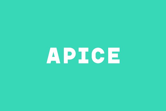 Apice – Font Family素材之家精选英文字体