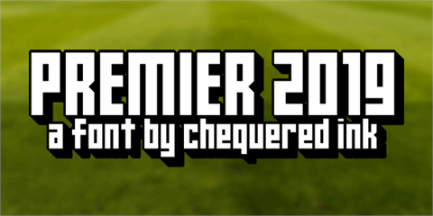 Premier 2019 font素材之家精选英文字体