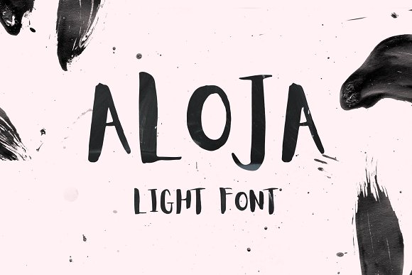 Aloja Light Handwriting Font素材之家精选英文字体