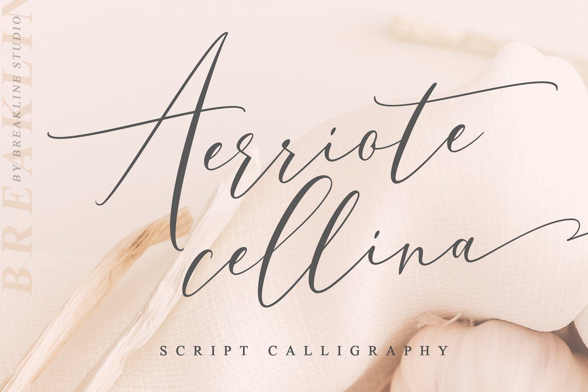 Aerriote Cellina Font素材之家精选英文字体