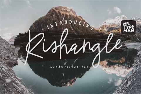 Rishangle font素材之家精选英文字体