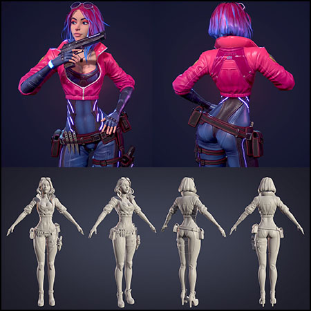 游戏角色Agent人物素材之家精选3D模型