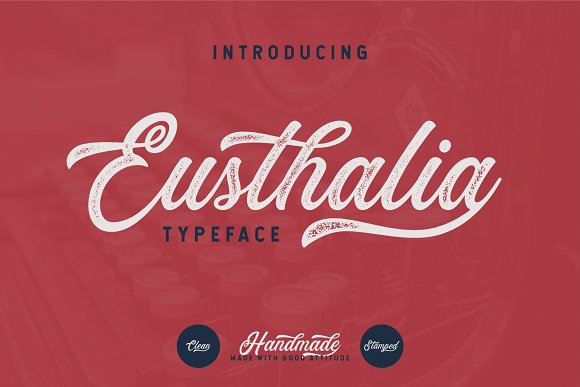Eusthalia Typeface素材之家精选英文字体