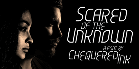 Scared of the Unknown font素材之家精选英文字体